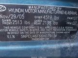 Hyundai Sonata Gls V6/Lx V6 5NPEU46F66H079134 снимка