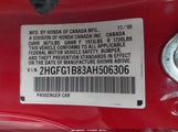 Honda Civic Ex 2HGFG1B83AH506306 снимка