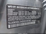 BMW X3 xDrive28I 5UXWX9C54D0D08362 снимка