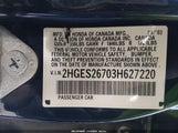 Honda Civic Ex 2HGES26703H627220 снимка