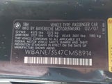BMW 530I WBANE73547CM58914 снимка