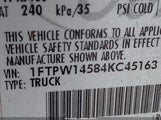 Ford F-150 Fx4/Lariat/Xlt 1FTPW14584KC45163 photo