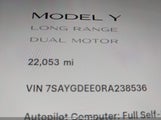 Tesla Model Y Long Range Dual Motor All-Wheel Drive 7SAYGDEE0RA238536 fotografie