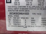 Chevrolet Silverado  1Lz 3GCUKSEC6HG416023 снимка