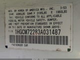 Honda Accord Lx 1HGCM72283A031487 снимка