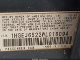 Honda Civic Dx 1HGEJ6522WL016094 снимка