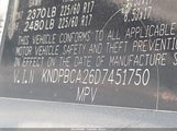 Kia Sportage Lx KNDPBCA26D7451750 снимка