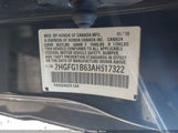 Honda Civic Lx 2HGFG1B63AH517322 снимка