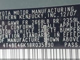 Toyota Camry Le 4T4BE46K18R035890 снимка