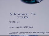 Tesla Model S 100D/60D/75D/90D/P100D 5YJSA1E22HF231680 снимка
