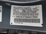 Honda Civic Lx 2HGFA1F53AH572047 снимка