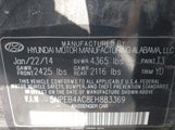 Hyundai Sonata Gls 5NPEB4AC8EH883369 снимка