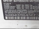 BMW X5 xDrive35D 5UXKS4C57E0J97417 снимка