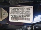 Honda Civic Ex 2HGES26863H537367 fotografie