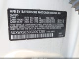 BMW X3 xDrive28I 5UXWX9C50G0D72287 снимка