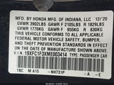 Honda Civic Ex 19XFC1F3XME003414 снимка