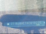 Toyota Corolla Le 2T1BURHE7HC819235 fotografie