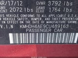 Hyundai Elantra Limited (Ulsan Plant) KMHDH4AE9CU489163 photo
