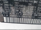 Hyundai Santa Fe Hybrid Limited KM8S5DA15NU018210 photo