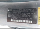 BMW 535I WBANW135X8CZ78692 снимка
