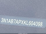 Nissan Sentra Sv 3N1AB7APXKL604098 снимка