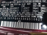 Kia Sorento 2.4L Lx 5XYPG4A33KG510625 снимка
