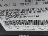Ford Explorer Xlt 1FM5K8DH0HGB68816 снимка