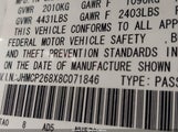Honda Accord 2.4 Ex-L JHMCP268X8C071846 photo