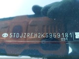 Toyota Highlander Xle 5TDJZRFH2KS969181 снимка