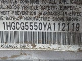 Honda Accord 2.3 Ex 1HGCG5550YA112119 photo