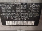 Hyundai Azera KMHFG4JG4CA149904 снимка