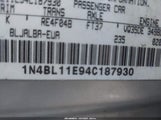 Nissan Altima 3.5 Se 1N4BL11E94C187930 снимка