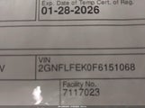 Chevrolet Equinox 1Lt 2GNFLFEK0F6151068 снимка