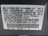 Honda Ridgeline Rtl 5FPYK1F53DB014026 снимка