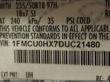 Ford Escape Sel 1FMCU0HX7DUC21480 снимка