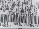 Toyota Camry Le 4T1BE32K14U294917 снимка