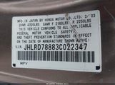 Honda Cr-V Ex JHLRD78883C022347 снимка