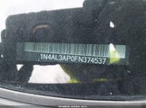 Nissan Altima 2.5 S 1N4AL3AP0FN374537 снимка