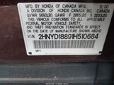 Acura Mdx 2HNYD18891H510684 снимка