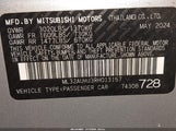 Mitsubishi Mirage Es/Le ML32AUHJ3RH013157 photo
