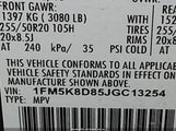 Ford Explorer Xlt 1FM5K8D85JGC13254 photo