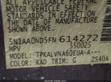 Nissan Armada Sl 5N1AA0ND5FN614272 снимка