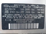 Hyundai Elantra Sport KMHDH4AH8FU371037 fotografie