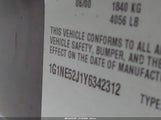 Chevrolet Malibu Ls 1G1NE52J1Y6342312 снимка