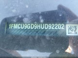 Ford Escape Se 1FMCU9GD9HUD92202 снимка
