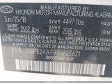 Hyundai Sonata Se 5NPE24AF9JH723621 снимка