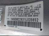 Honda Civic Ex 1HGEM22931L035652 снимка