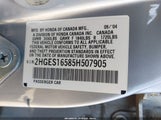 Honda Civic Lx 2HGES16585H507905 снимка