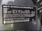 BMW X3 xDrive28I 5UXWX9C59G0D93896 снимка