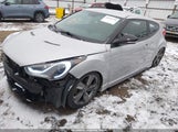 Hyundai Veloster Turbo W/Blue KMHTC6AE1EU192476 снимка